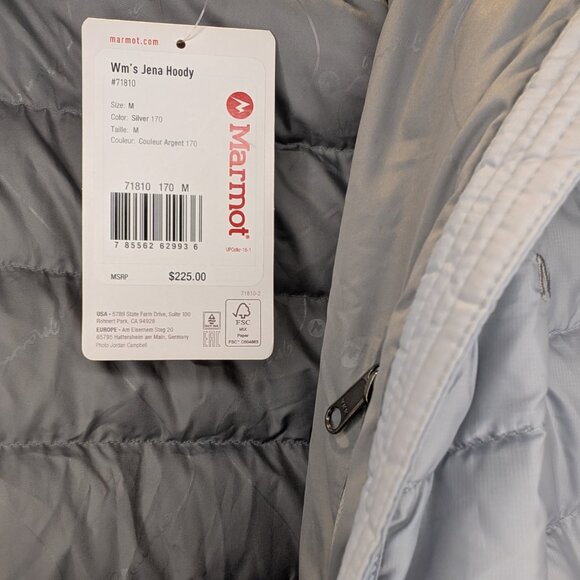 NWT Marmot Hooded Winter Puffer Jacket - Women's sz M - Picture 4 of 6